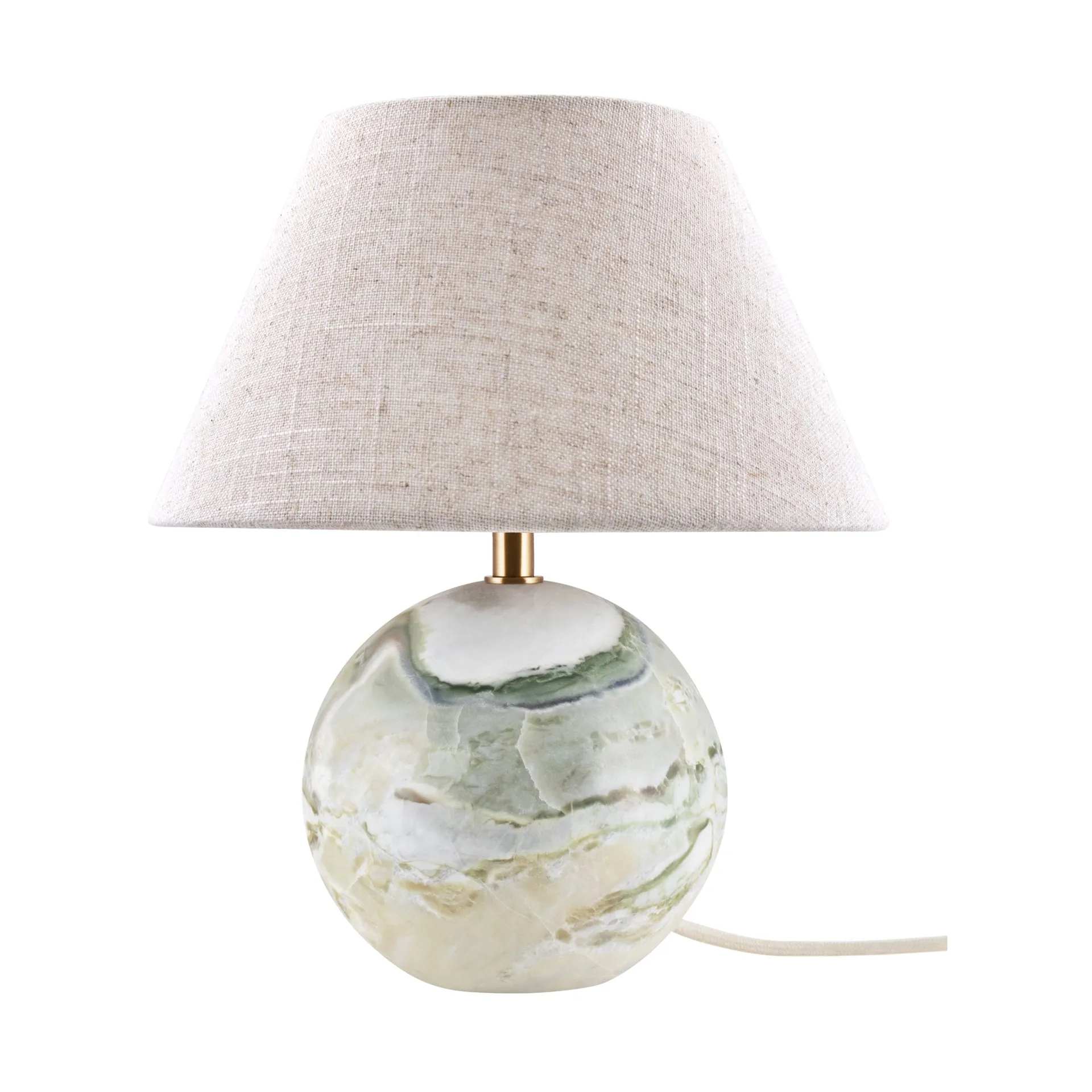 Castello 35 table lamp, Light green marble Globen Lighting
