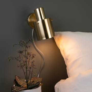 Clark 1 wall lamp - Brushed brass - Globen Lighting