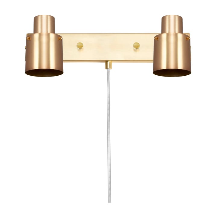 Clark 2 wall lamp - Brushed brass - Globen Lighting