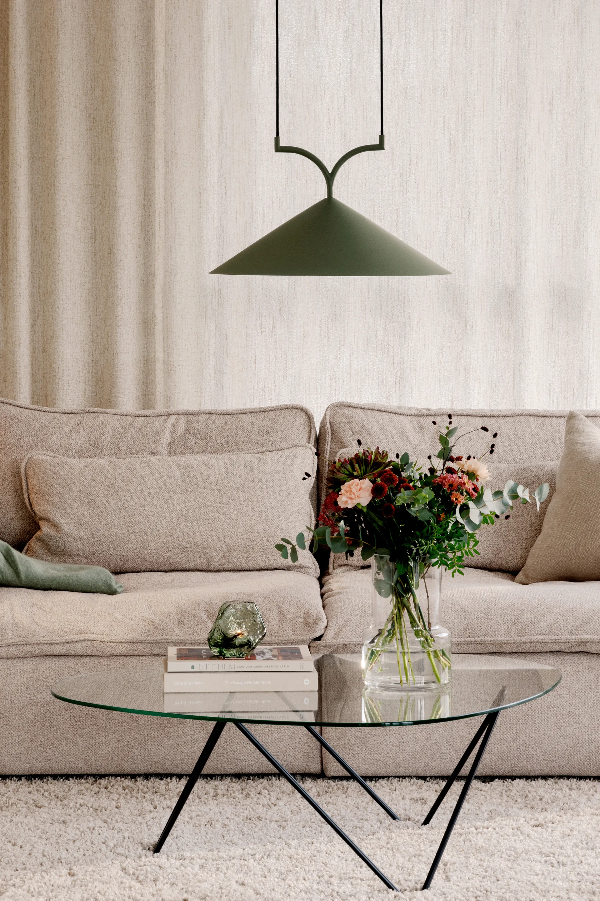 Curve pendant 50, Green Globen Lighting