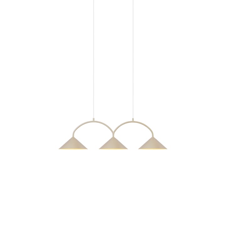 Curve pendant lamp 3, Beige Globen Lighting