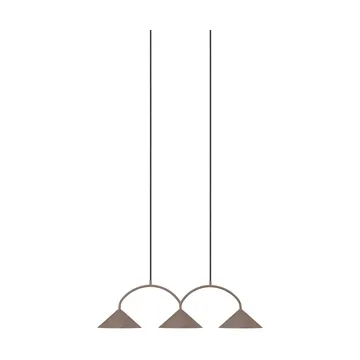 Curve pendant lamp 3 - Mocha - Globen Lighting