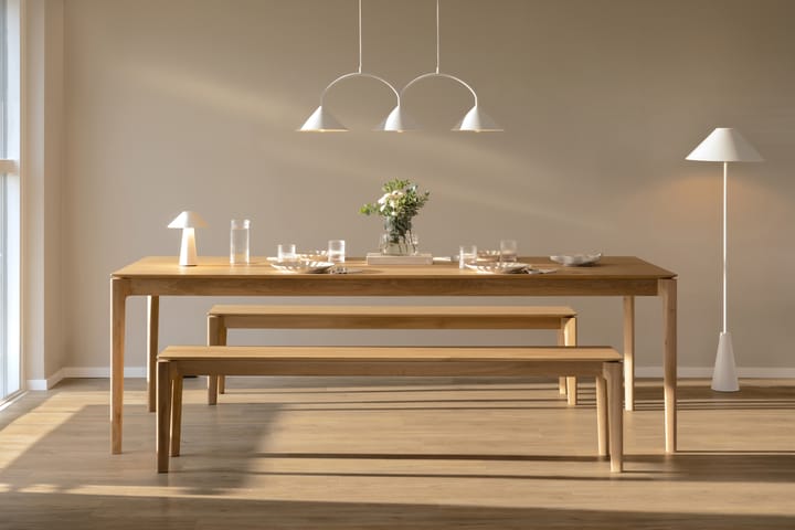 Curve pendant lamp 3, White Globen Lighting