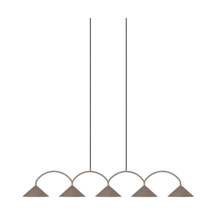 Curve pendant lamp 5 - Mocha - Globen Lighting