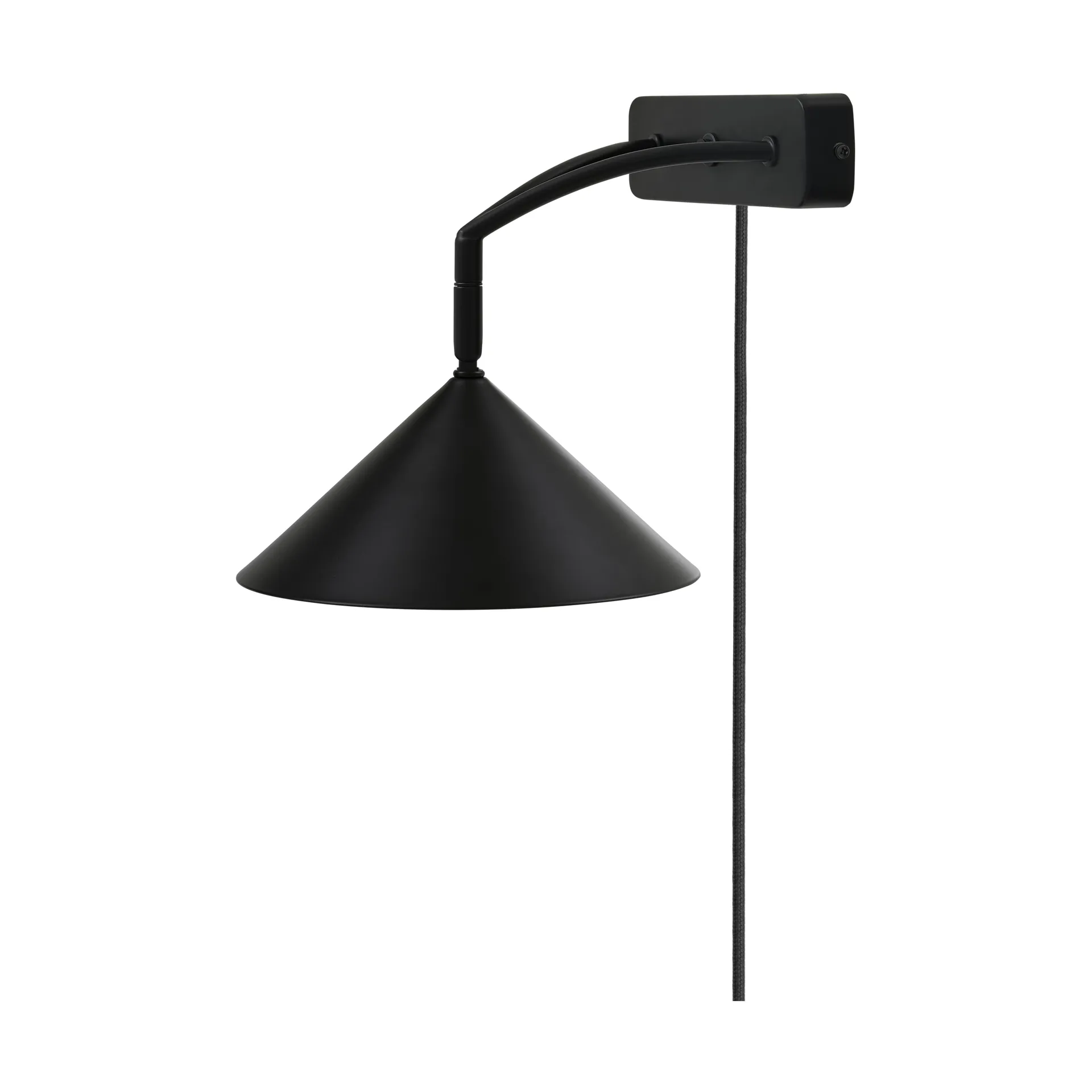 Curve wall lamp, Black Globen Lighting