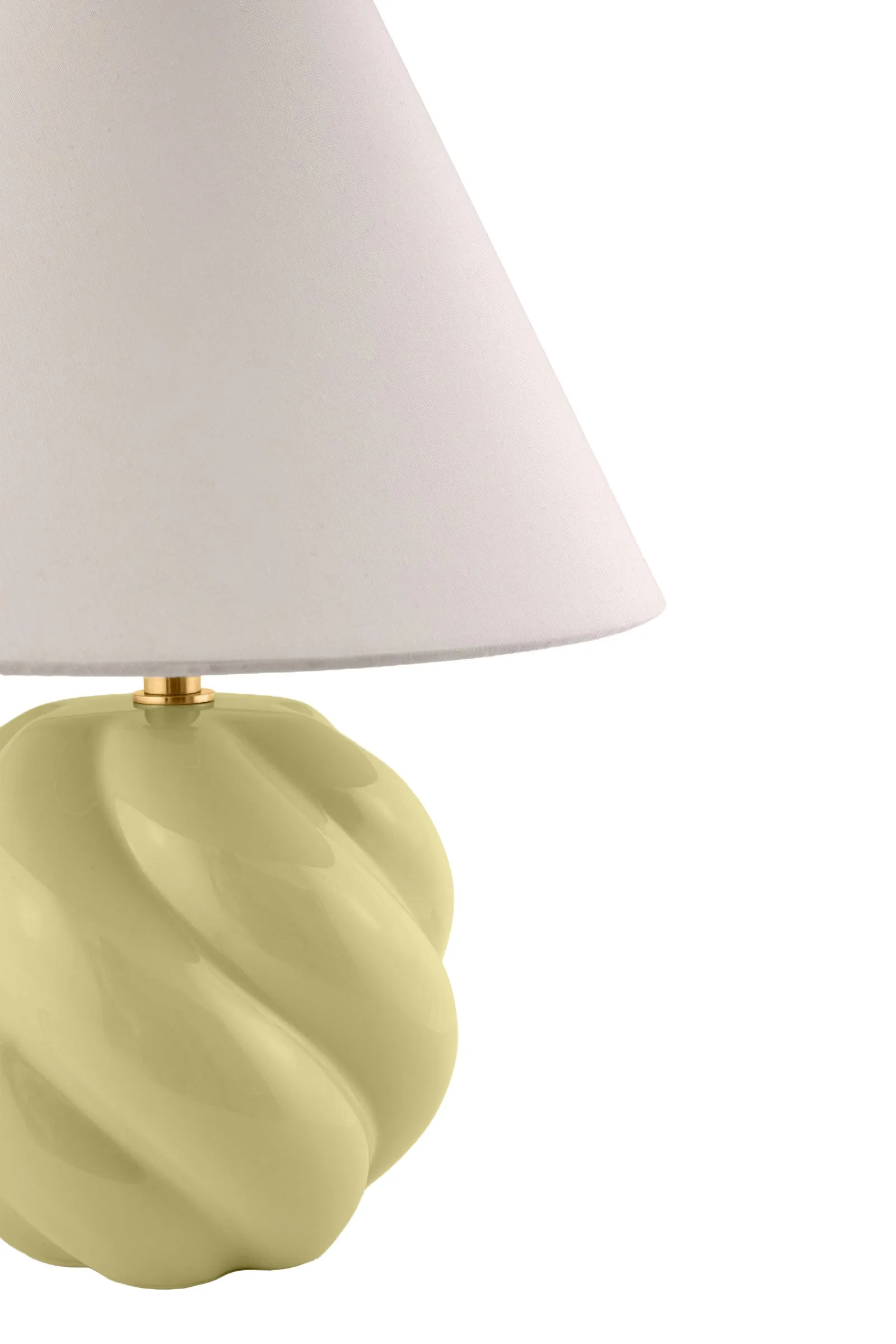 Dahlia table lamp, Butter yellow Globen Lighting