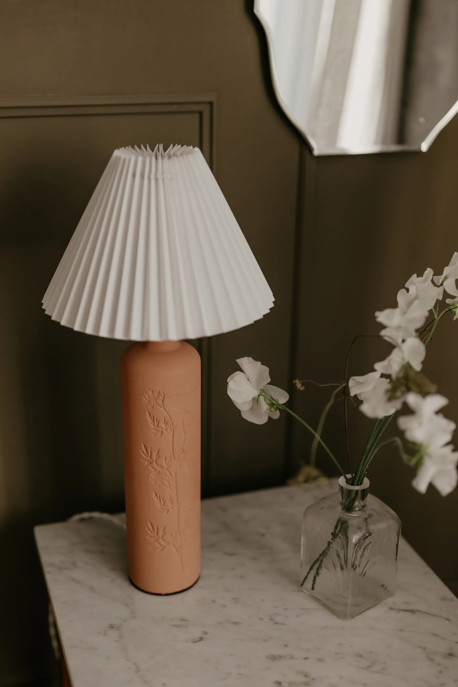 Flora table lamp 46 cm, Terracotta Globen Lighting