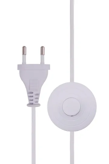 Florian floor lamp - White bouclé/beige, Ø30x80 cm - Globen Lighting