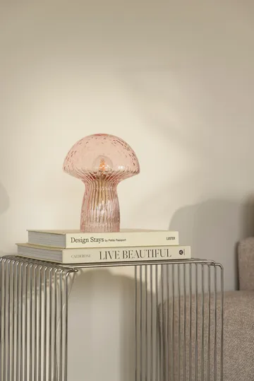 Fungo table lamp Special Edition Pink - Ø16 cm, H:20 cm - Globen Lighting