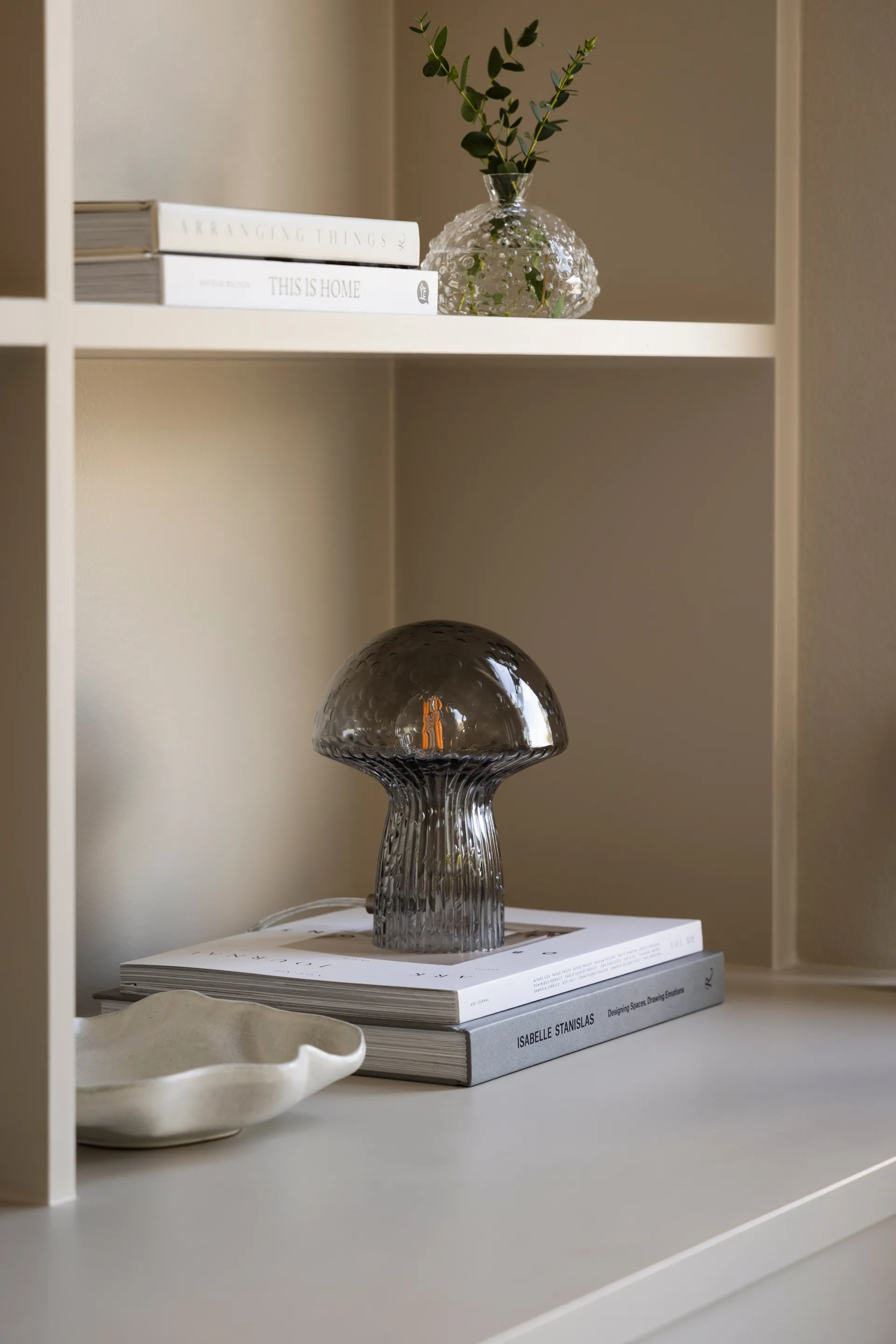 Fungo table lamp Special Edition Smoke, Ø16 cm, H:20 cm Globen Lighting