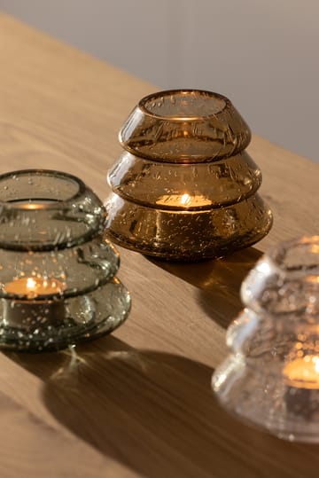 Gran 12 tealight holders - Brown - Globen Lighting