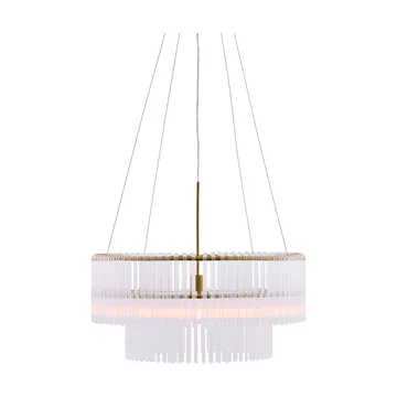 Hook 60 pendant - Clear-brushed brass - Globen Lighting