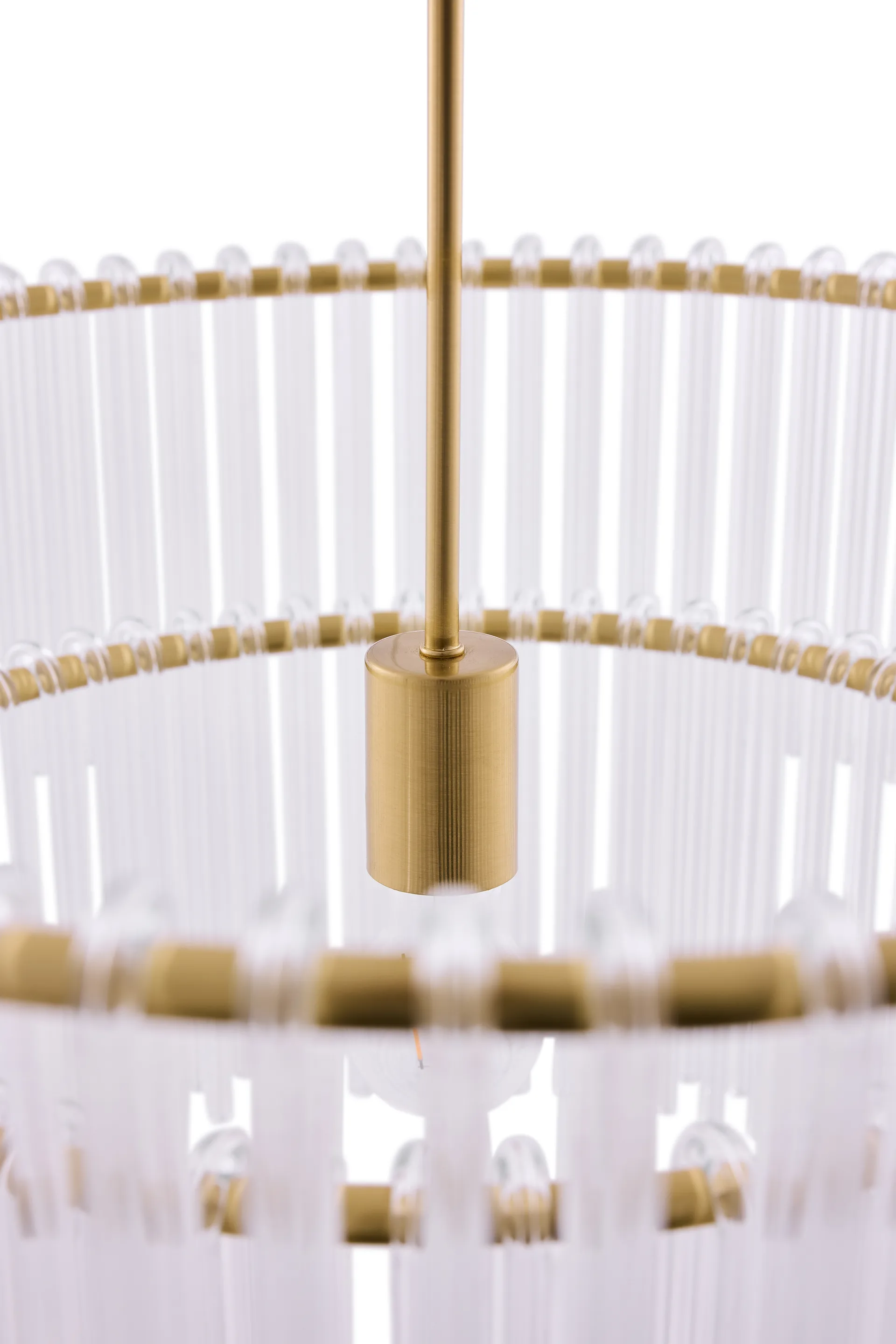 Hook 60 pendant, Clear-brushed brass Globen Lighting