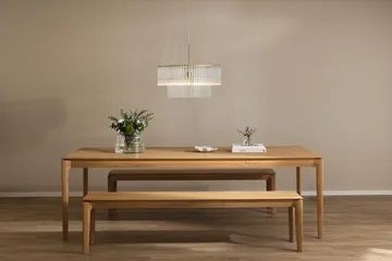 Hook 60 pendant - Clear-brushed brass - Globen Lighting