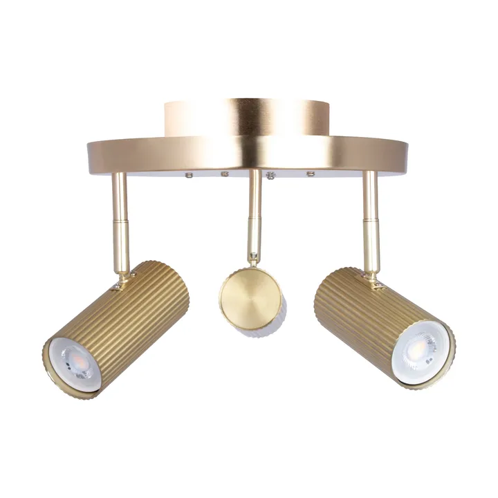 Hubble 3 ceiling lamp - Brushed brass - Globen Lighting