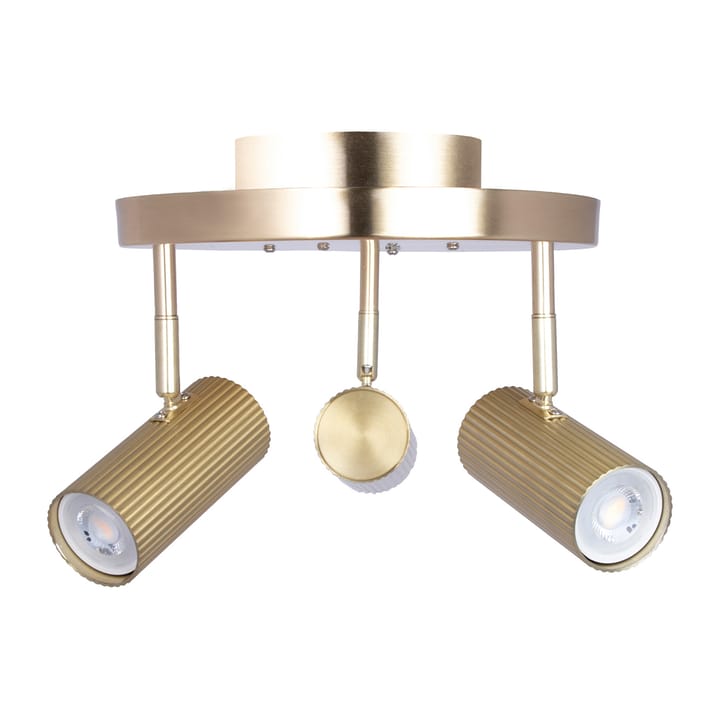 Hubble 3 ceiling lamp, Brushed brass Globen Lighting