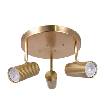 Hubble 3 ceiling lamp - Brushed brass - Globen Lighting