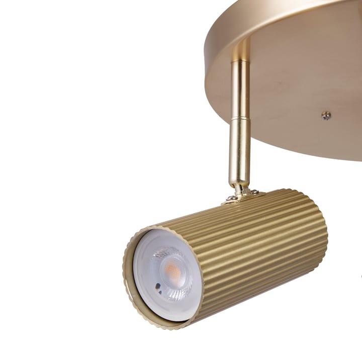 Hubble 3 ceiling lamp, Brushed brass Globen Lighting