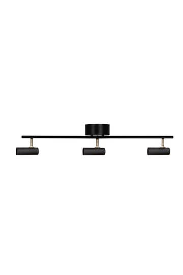 Hubble 3 Long ceiling lamp - Black-brass - Globen Lighting