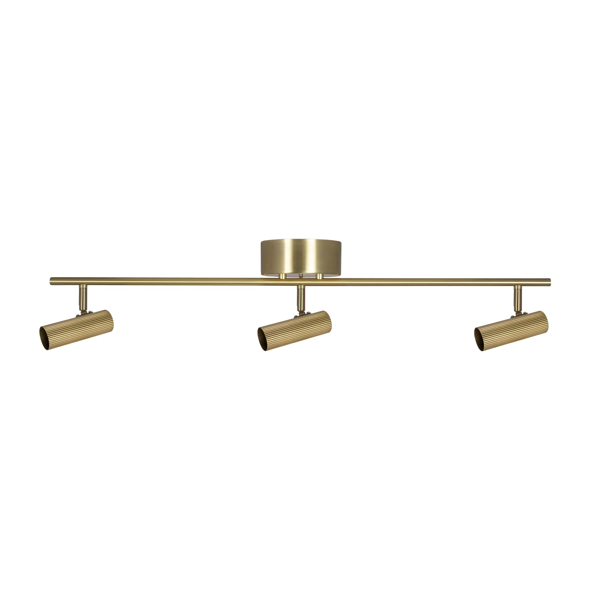 Hubble 3 Long ceiling lamp, Brushed brass Globen Lighting