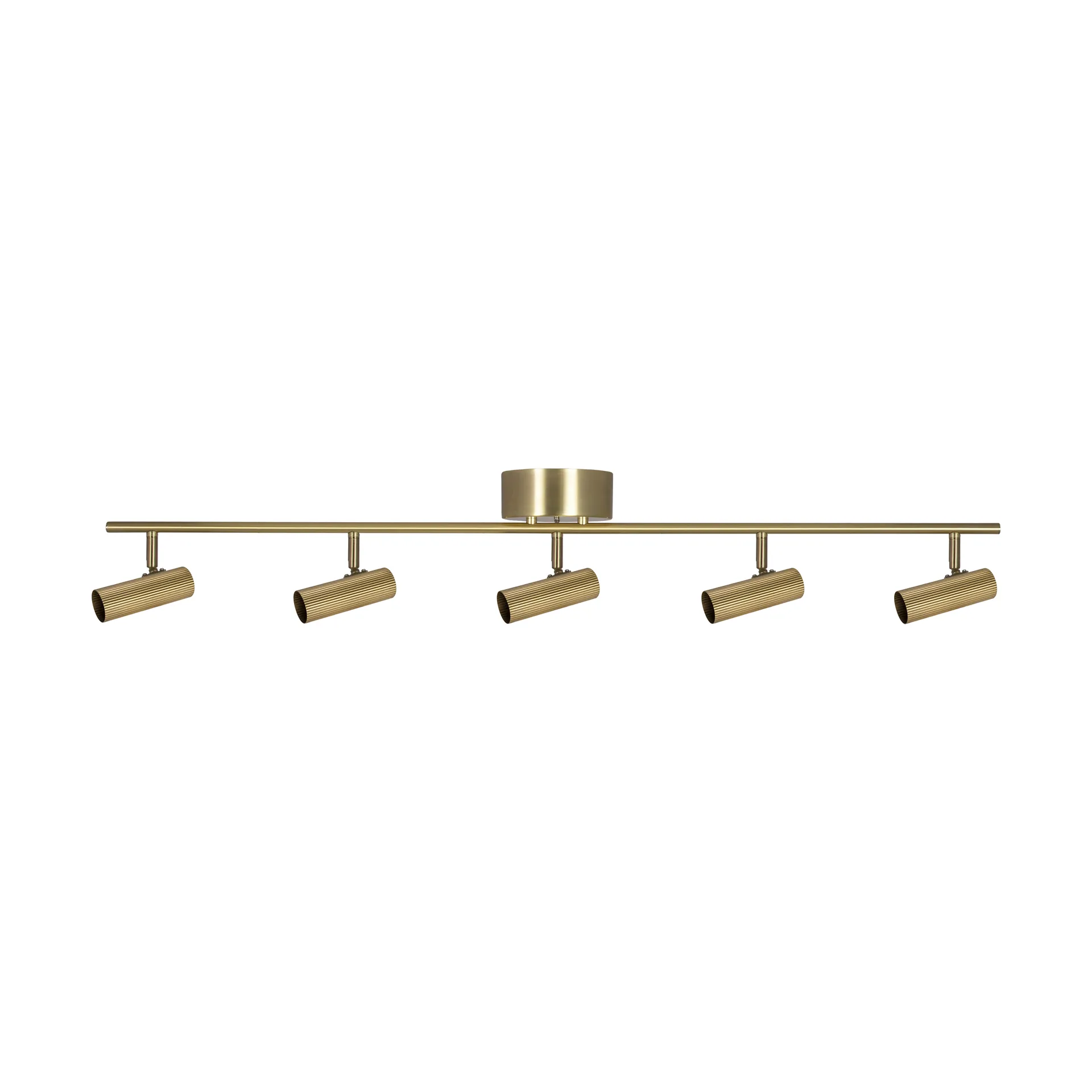 Hubble 5 Long ceiling light, Brushed brass Globen Lighting