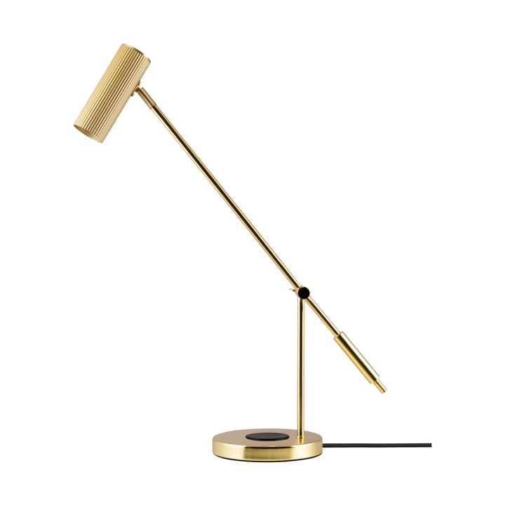 Hubble Read table lamp with wireless charging - Brushed brass - Globen Lighting