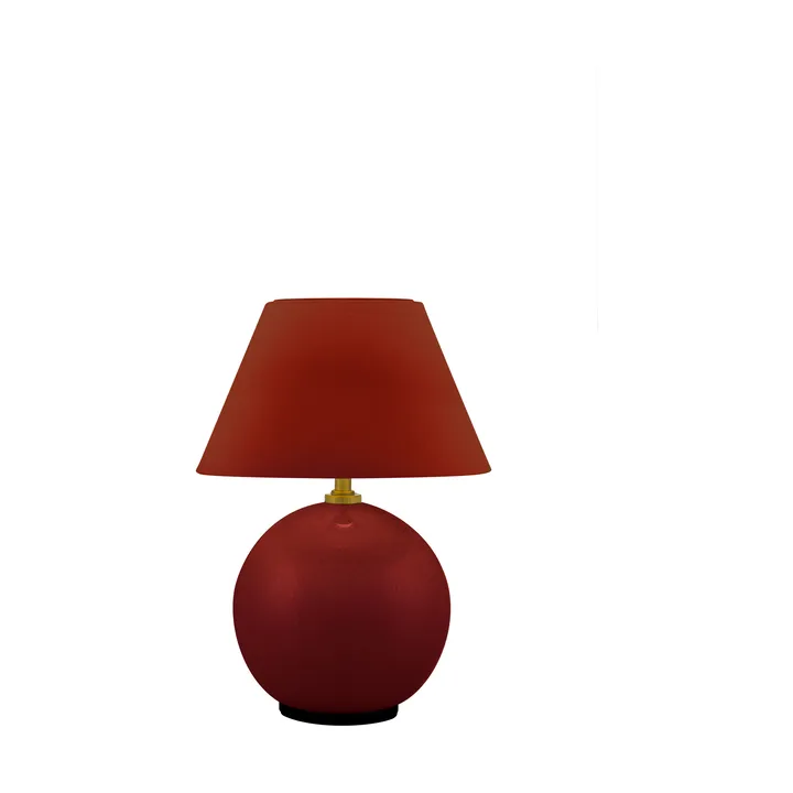 Iris 16 portable table lamp - Burgundy - Globen Lighting