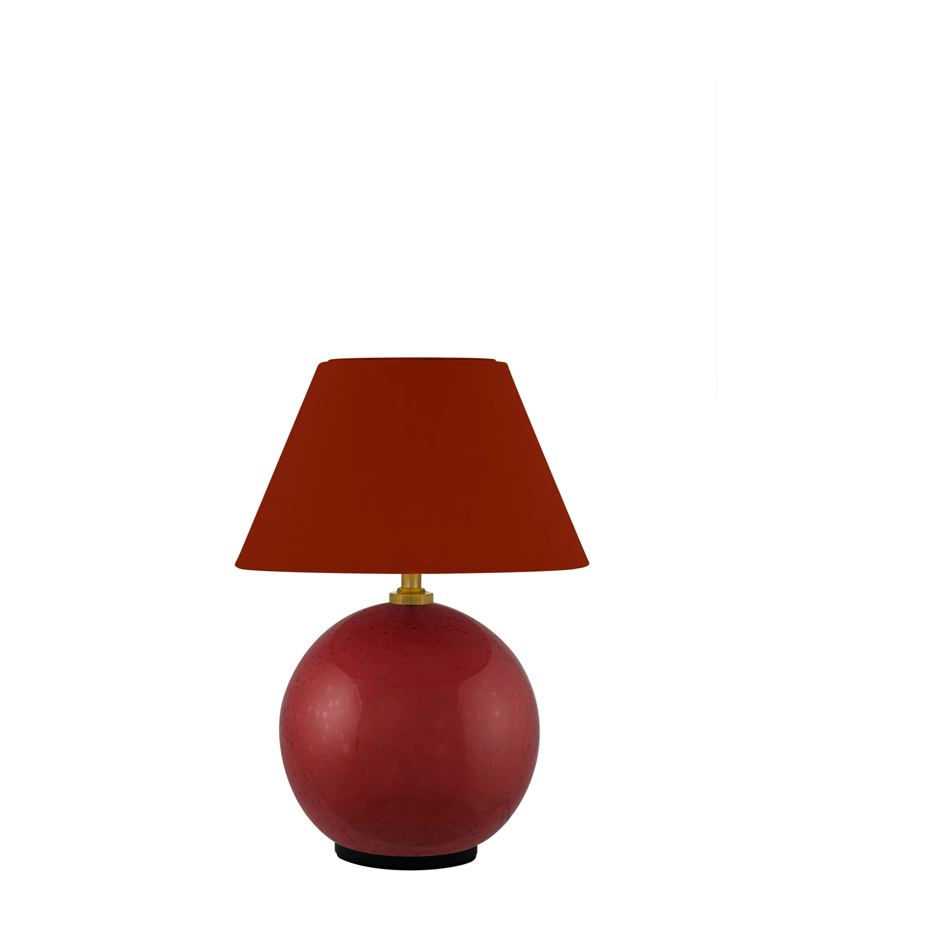 Iris 16 portable table lamp, Burgundy Globen Lighting