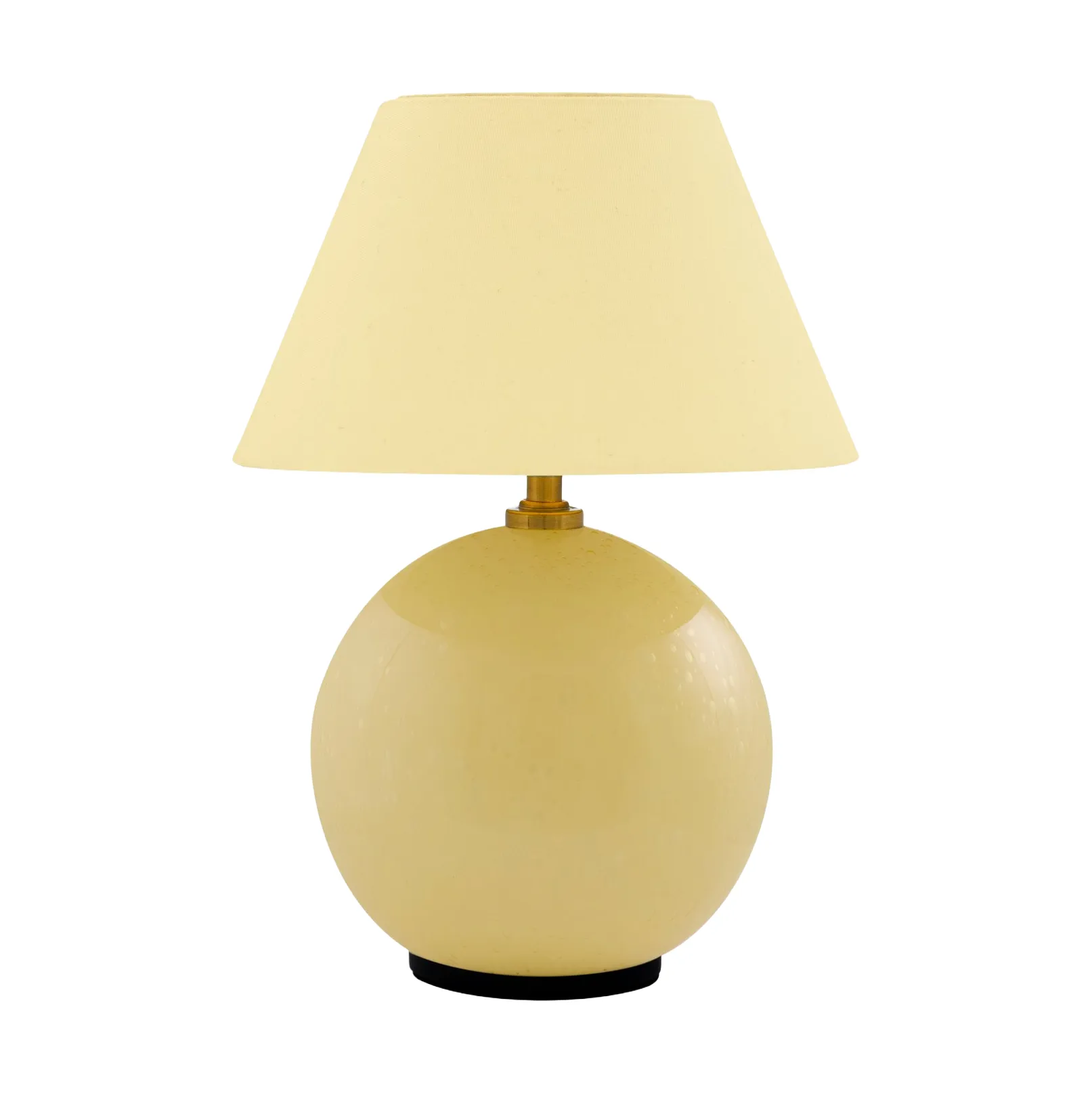 Iris 16 portable table lamp, Butter yellow Globen Lighting