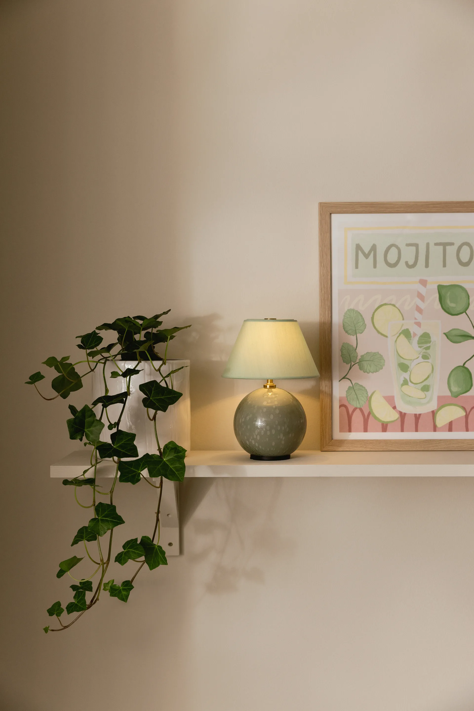 Iris 16 portable table lamp, Green Globen Lighting