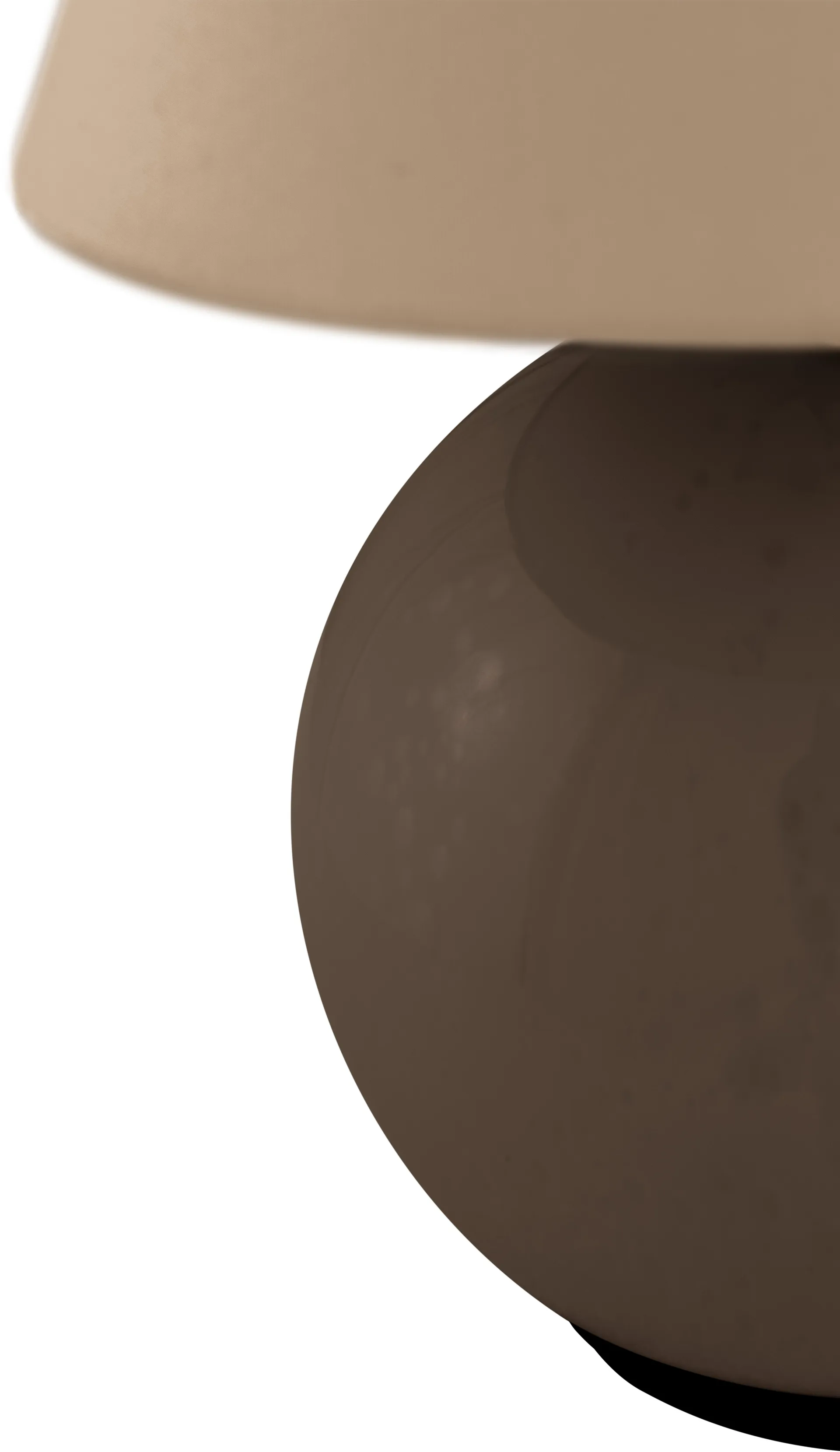 Iris 16 portable table lamp, Mocha Globen Lighting