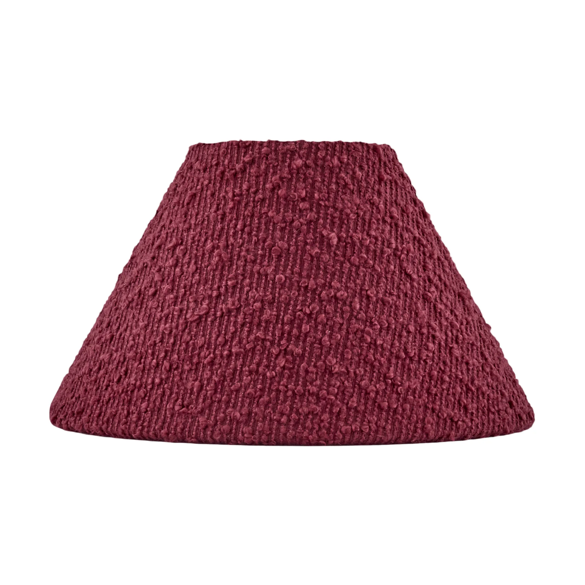 Iris 20 lampshade, Bouclé burgundy Globen Lighting