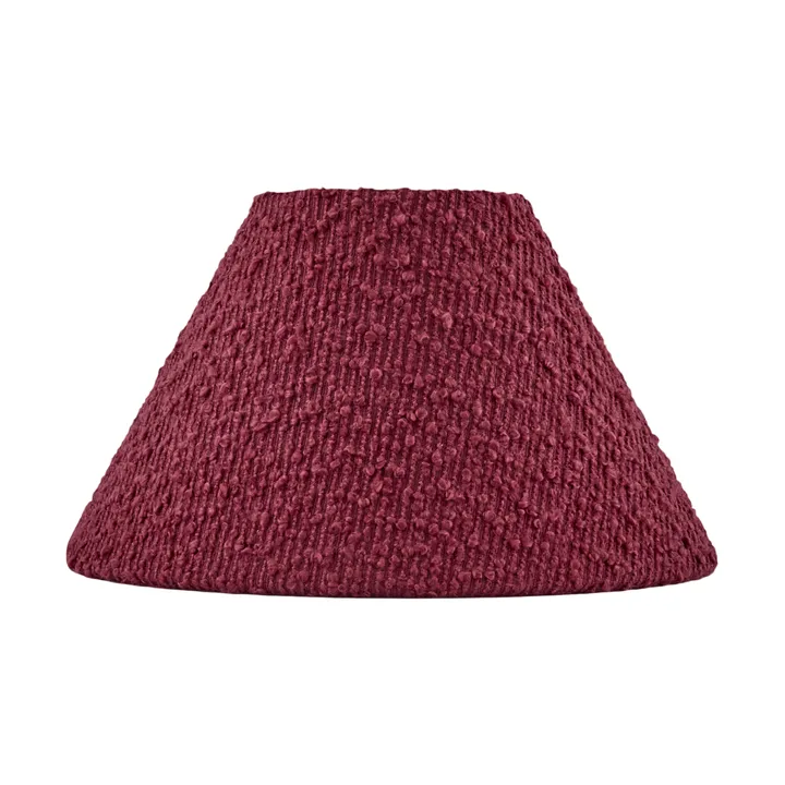 Iris 20 lampshade - Bouclé burgundy - Globen Lighting