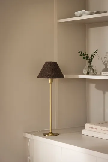 Iris 20 lampshade - Bouclé mocha - Globen Lighting