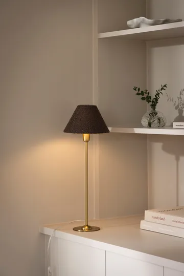 Iris 20 lampshade - Bouclé mocha - Globen Lighting