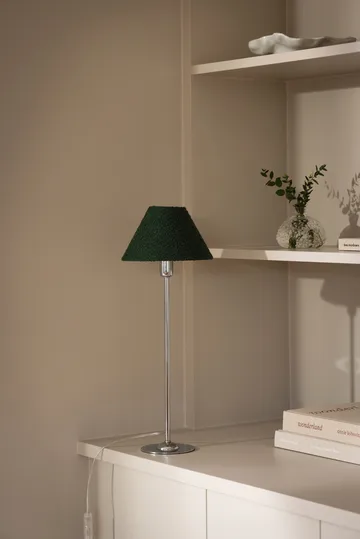 Iris 20 lampshade - Bouclé moss green - Globen Lighting