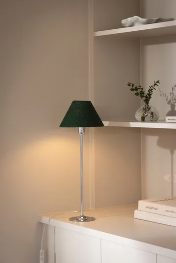 Iris 20 lampshade - Bouclé moss green - Globen Lighting