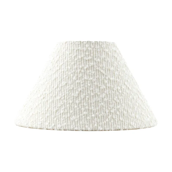 Iris 20 lampshade - Bouclé white - Globen Lighting