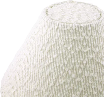 Iris 20 lampshade - Bouclé white - Globen Lighting