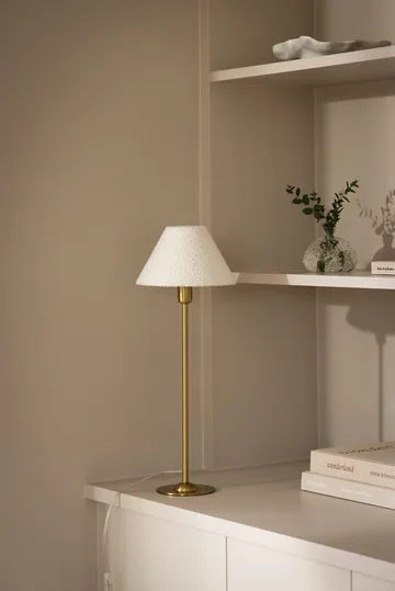 Iris 20 lampshade - Bouclé white - Globen Lighting