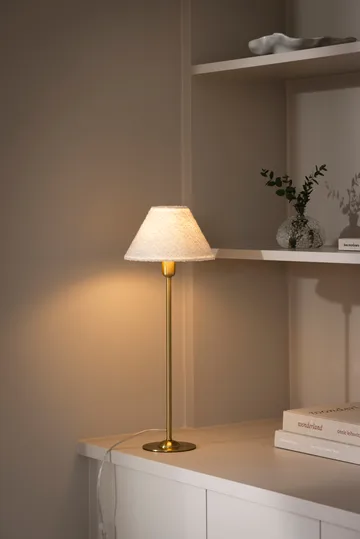 Iris 20 lampshade - Bouclé white - Globen Lighting