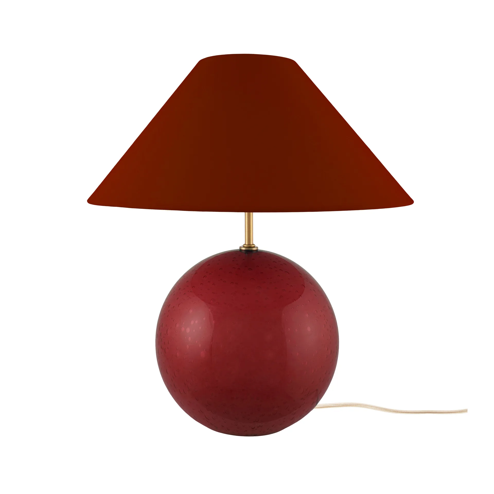 Iris 35 table lamp 39 cm, Burgundy Globen Lighting