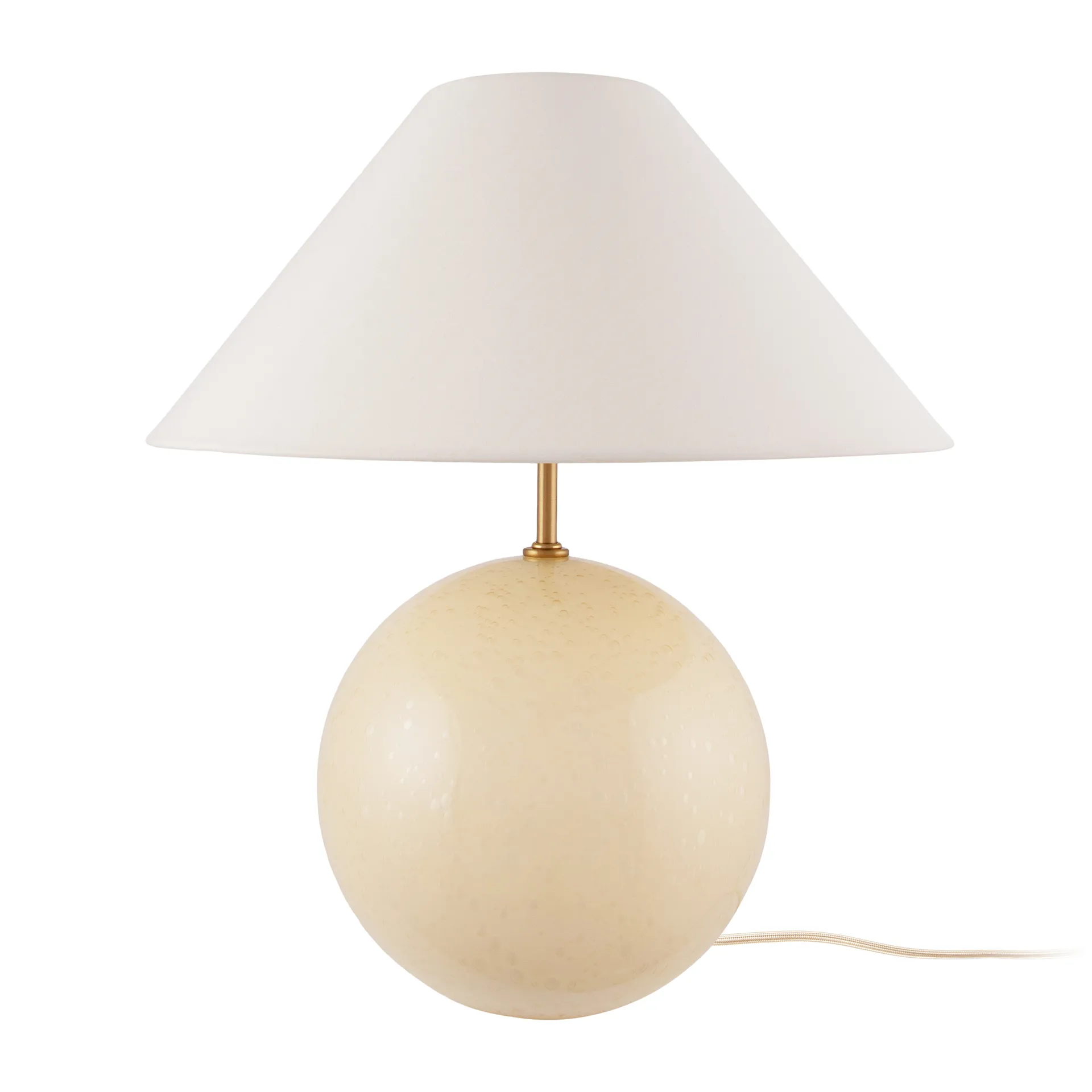 Iris 35 table lamp 39 cm, Creme Globen Lighting