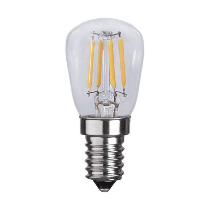 LED light source pear filament E14 ST26, Clear Globen Lighting