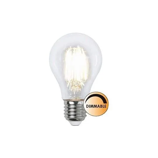 Light source LED filament 7 W dimmable E27 Standard, Clear Globen Lighting