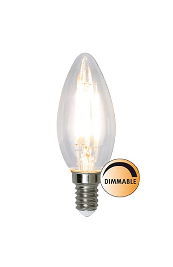 Light source LED filament Crown 3.2W dimmable E14 - Clear - Globen Lighting