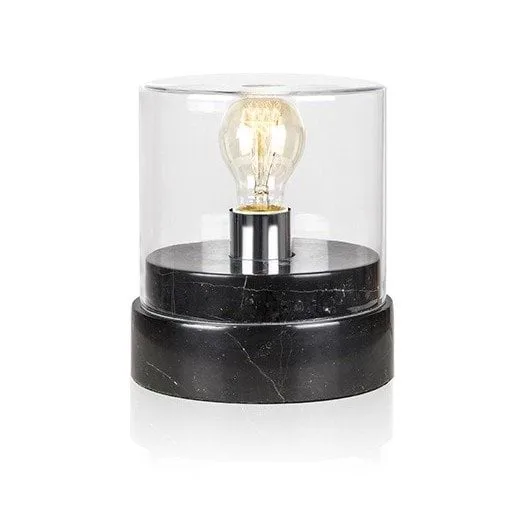 Marmi Wide table lamp, Black Globen Lighting