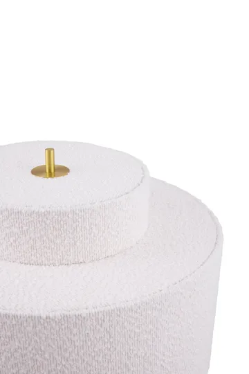 Noah floor lamp - White bouclé, Ø45x88 cm - Globen Lighting