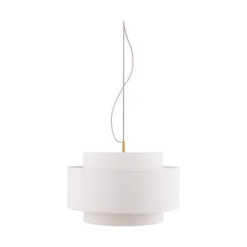Noah pendant Ø50 cm - Bouclé white - Globen Lighting