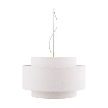 Noah pendant Ø70 cm - Bouclé white - Globen Lighting